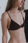 BASERANGE Mississippi bra narrow edge series collection bamboo fiber bamboo cotton soft underwear France BAS-BRMI-BL-000-FOVEA 24 new upgrade